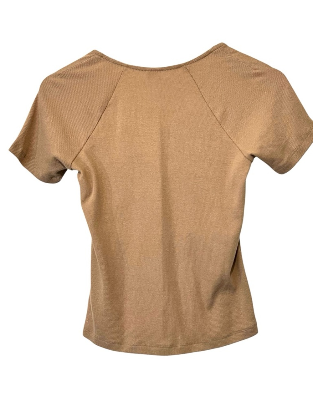 Melrose and Market Short Sleeve Top, Color Tan, Size Small - Picture 3 of 9